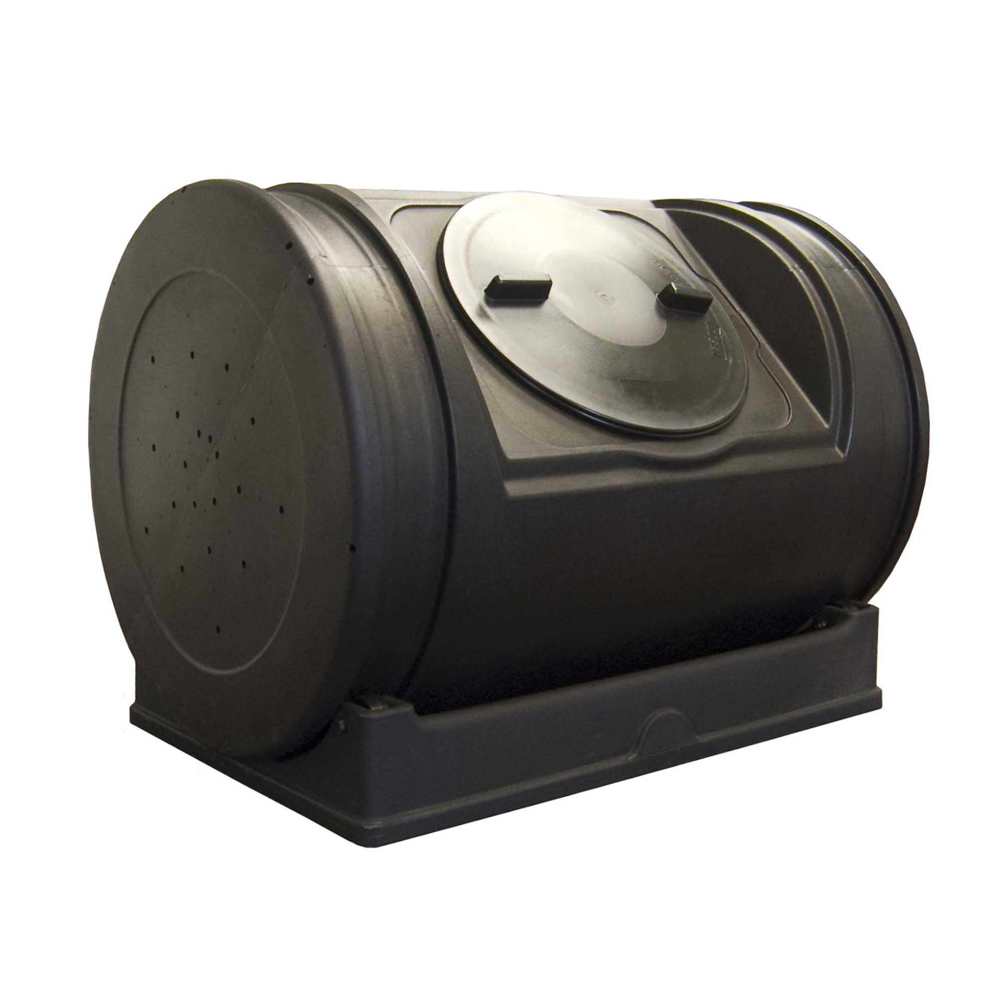 Good Ideas Compost Wizard Jr. Composting Tumbler — 7-Cu. Ft., BPA-Free, Wheeled Base, Model# EZCJR-BLK